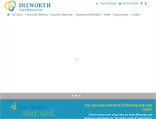 Tablet Screenshot of dilworthdrug.com